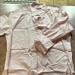 Peter Millar Pink Button-Up Shirt